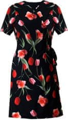 Vestis Plážové šaty Betty 1454 9901 - Vestis černá s květy S