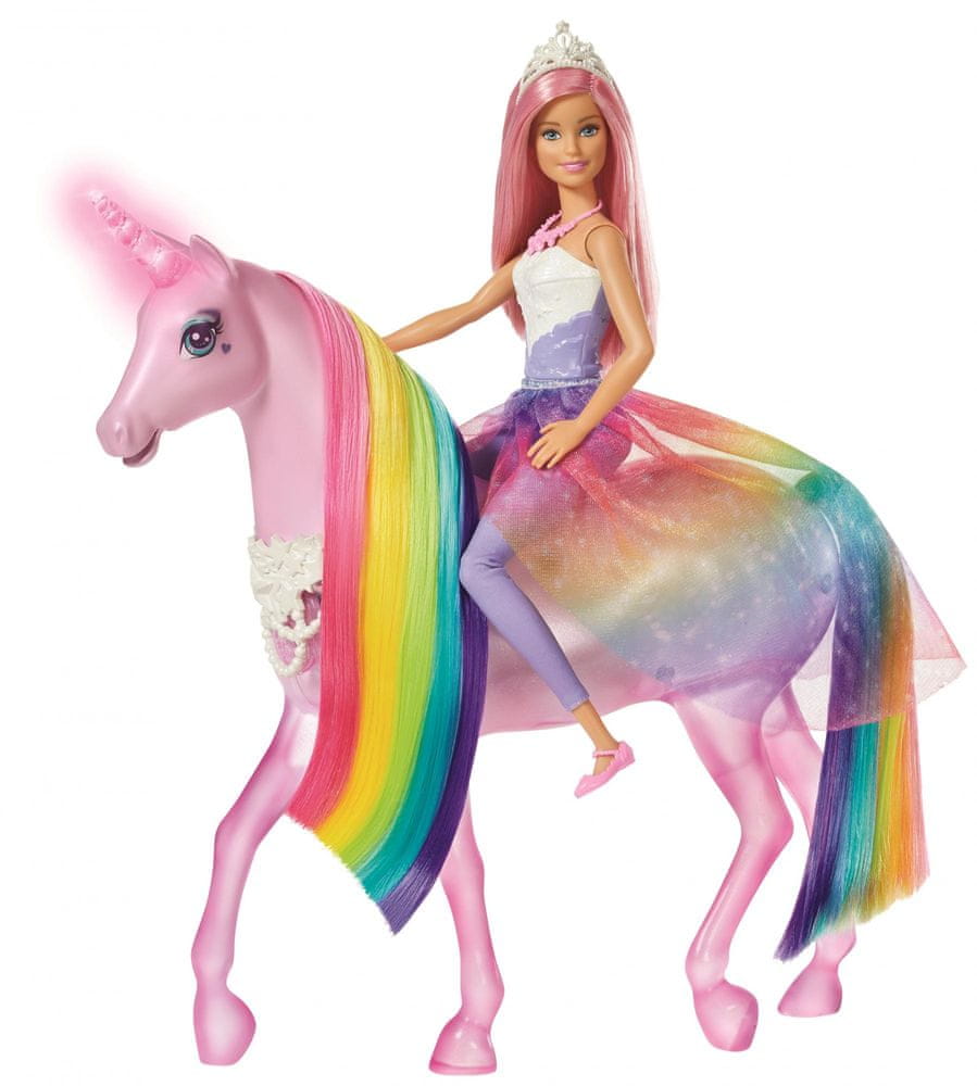 Mattel Barbie Kouzelný jednorožec a panenka