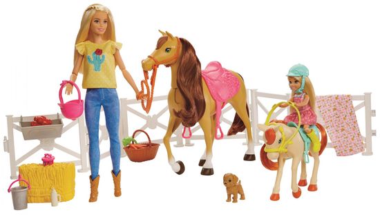 Mattel Barbie Herní set s koníky FXH15