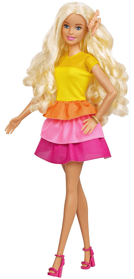 Mattel Barbie Panenka s vlnitými vlasy