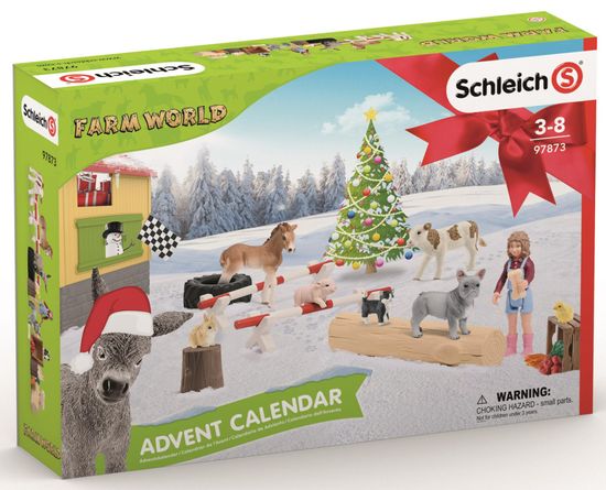 Schleich Adventní kalendář 2019 - Domácí zvířata