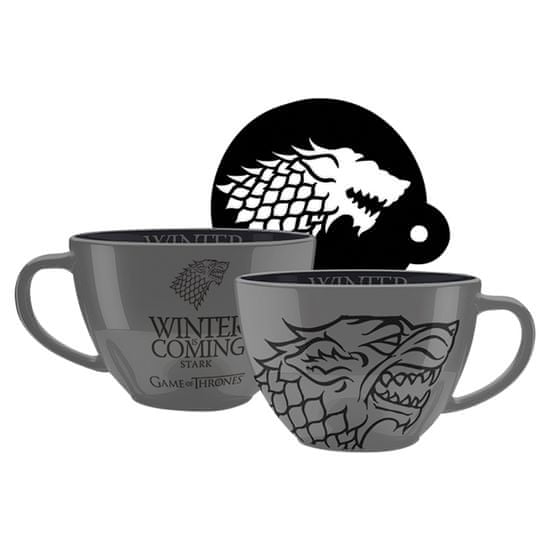 Game of Thrones Hrnek Stark cappuccino (0,6 l)