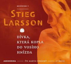 Larsson Stieg: Dívka, která kopla do vosího hnízda - Milénium 3 (2x CD)