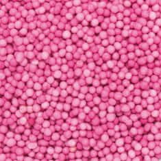 Decora Cukrové zdobení mini perličky 1,5mm růžové 100g 