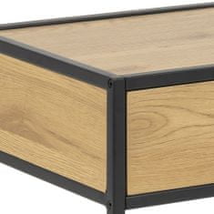 Design Scandinavia Noční stolek se zásuvkou Seashell, 63 cm, dub