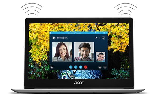 Acer Swift 3 notebook Wi-Fi bezdrátové připojení