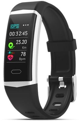 Fitness náramek Evolveo FitBand B5, GPS, plavání, sledování krevního tepu a tlaku