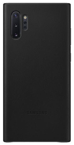 Samsung Kožený zadní kryt pro Galaxy Note 10+, černá (EF-VN975LBEGWW)