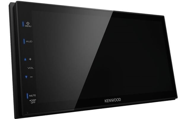 autorádio kenwood dmx-120bt Bluetooth usb android zrcadlení 4× 50 W 2 DIN supermělké tělo am fm tuner velký displej dotykové ovládání plné zrcadlení pro android