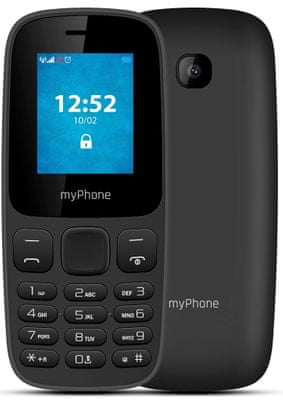 myPhone 3330, tlačítkový telefon, Dual SIM, malé rozměry, lehký, klasický.