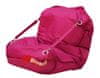 Beanbag Sedací pytel 189x140 comfort s popruhy pink