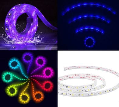 Chytrý LED pásek Vocolinc Smart Color LightStrip LS1, bez modrého světla, nastavitelná barva, nastavitelná teplota světla