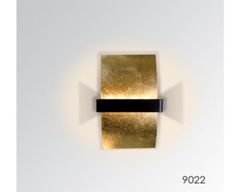 BPM VÝPRODEJ VZORKU BPM Nástěnné svítidlo Altin 9022 polomatné se zlatou 9022