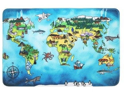 BO-MA Protiskluzový kusový koberec World map