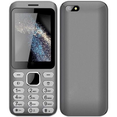 Cube1 F600, klasický tlačítkový jednoduchý telefon, velký displej, dlouhá výdrž baterie, Dual SIM, paměťová karta, VGA fotoaparát