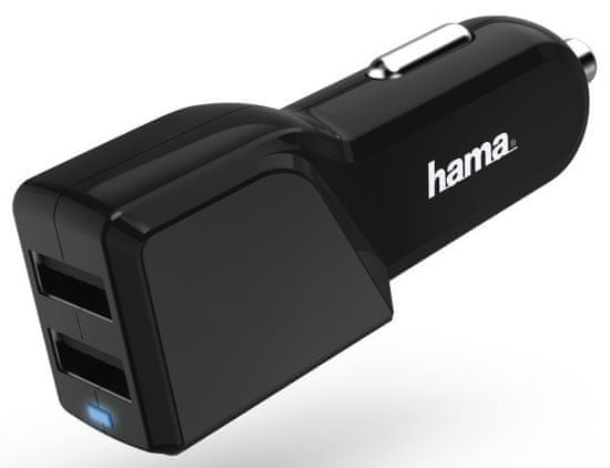 Hama Dvojitá USB nabíječka do vozidla, 4,8 A 178381