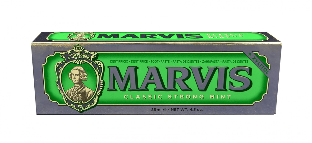 Marvis Classic Strong Mint zubní pasta s xylitolem, 85 ml