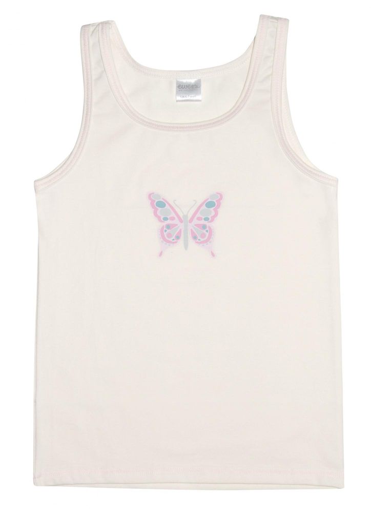 EWERS dívčí košilka Motýlek 98 smetanová