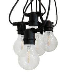 Century CENTURY LED FIESTA Světelný řetěz s 10 LED žárovkami čiré 6W E27 2200K 500Lm IP44 CEN FSTACL-062722