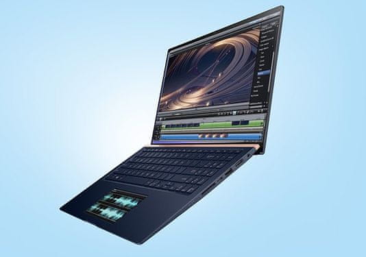 Asus Zenbook 15 15,6 palce Intel Core 8. generace, výkonný procesor, vysoká paměť RAM, dedikovaná grafika NVIDIA GeForce GTX, SSD