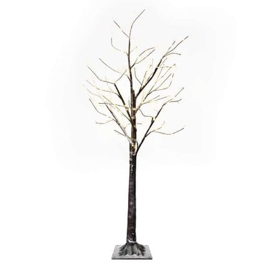 Emos LED vánoční stromek, 120cm, venkovní, teplá bílá, časovač