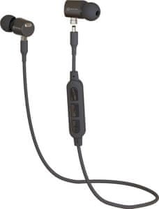 nadčasová elegantní minimalistická Bluetooth 5.0 kabelová 3,5mm jack sluchátka buxton rei-bt 100 10mm měniče 70mah baterie 8 h výdrž 2 h na nabití handsfree mikrofon