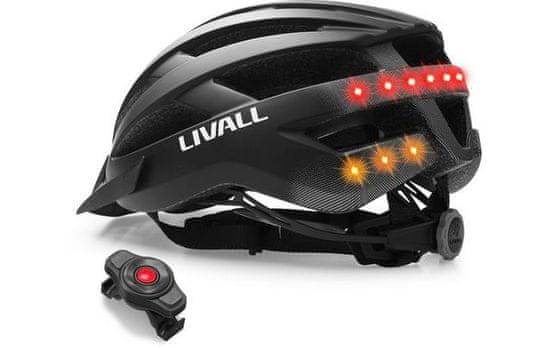 Livall MTL chytrá helma, L, černá - zánovní