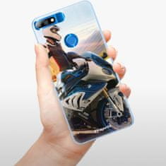 iSaprio Silikonové pouzdro - Motorcycle 10 pro Huawei Y7 Prime 2018