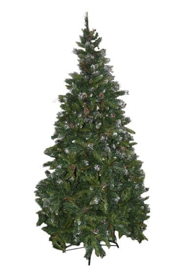 DUE ESSE Vánoční borovice Rustico 180 cm, bobule a šišky