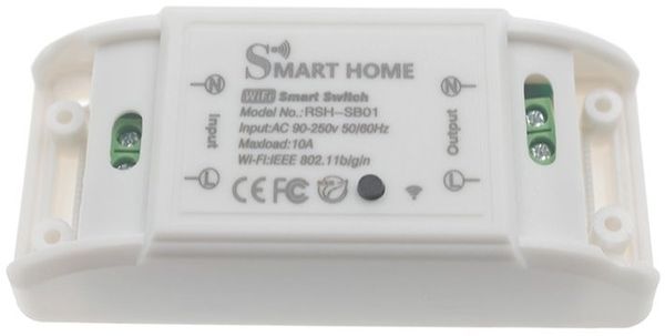 Wi-Fi relé IQ-Tech SmartLife SB001, automatizace, chytrá domácnost, spínání na dálku, ovládání, vypínání, zapínání