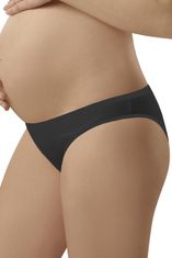 ITALIAN FASHION Dámské těhotenské kalhotky Mama mini black, černá, XL