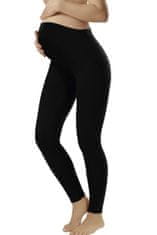 ITALIAN FASHION Těhotenské legíny Leggins long black + Ponožky Gatta Calzino Strech, černá, L