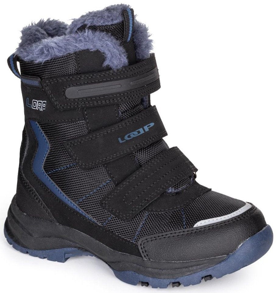 Loap chlapecké zimní boty Sneeky 29 modrá/černá