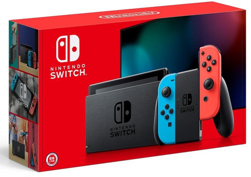 Levně Nintendo Switch, červená/modrá (NSH006)