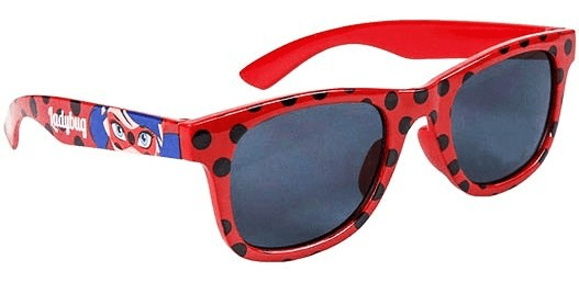 Disney Dívčí sluneční brýle Ladybug - červené