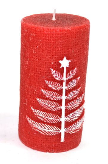 DUE ESSE Vánoční dekorace svíčka 11 cm, stromek