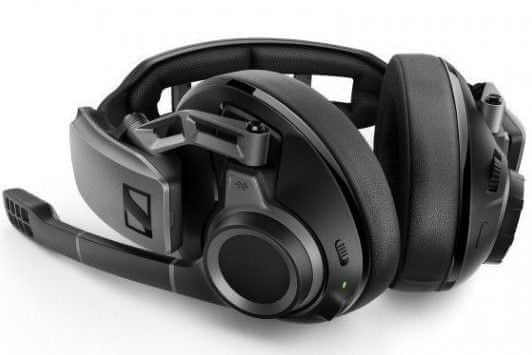 sennheiser gsp 670 vezeték nélküli gamer fülhallgató csúcsminőségű hangzás Bluetooth 5.0 10 m hatótávolság hangekvalizálás térhangzási módok fémváz gyorstöltés akár 20 óra üzemidő kiváló minőségű mikrofon