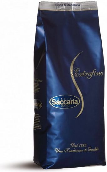 Saccaria caﬀé Extrafino 1 Kg zrnková káva