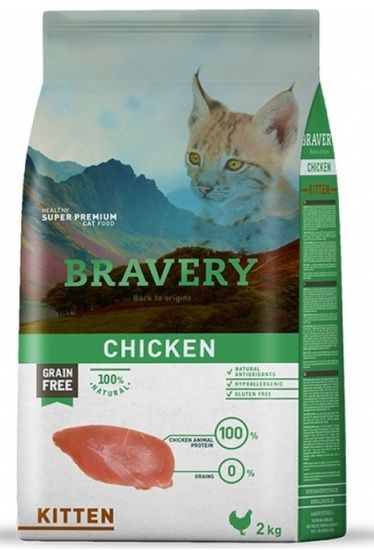Bravery Cat KITTEN Grain Free 2 kg
