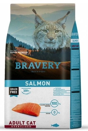 Bravery Cat STERILIZED salmon 2 kg