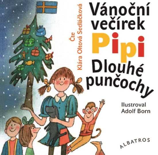 Lindgrenová Astrid: Vánoční večírek Pipi Dlouhé punčochy - CD