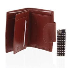 Delami Uni kožená peněženka Azura, červená