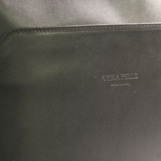 Delami Vera Pelle Elegantní dámská kožená kabelka Aldea, černá