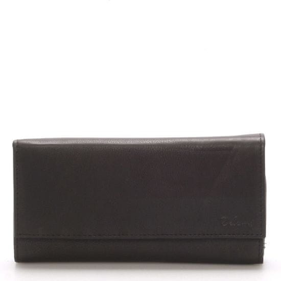 Delami Kožená peněženka DELAMI, číšnická kasírka BLACK