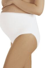 ITALIAN FASHION Těhotenské kalhotky Mama maxi white, bílá, XL