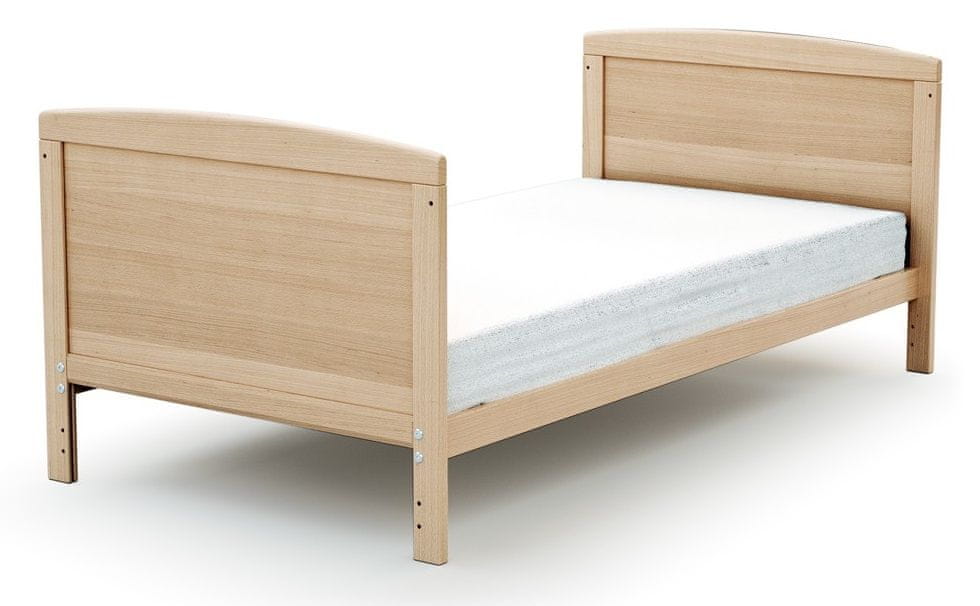 Levně AT4 dětská postel EVOLUTION (2v1) 70 × 140 cm buk