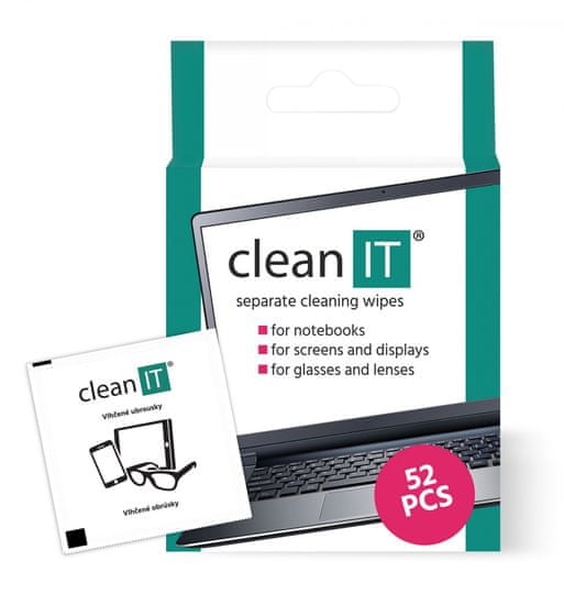 Clean IT Čistící ubrousky mokré CL-150