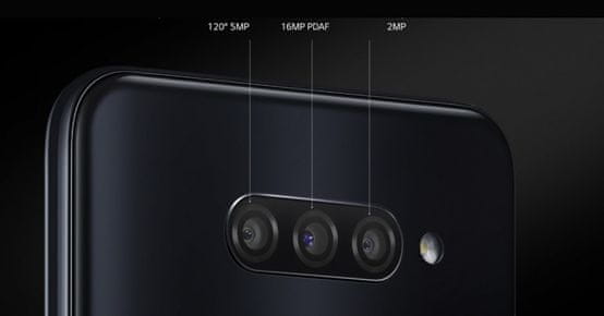 LG Q60, trojitý ultraširokoúhlý fotoaparát, umělá inteligence, autofokus PDAF