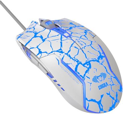 Herní myš E-Blue Cobra kabelová optická volitelná citlivost 6 tlačítek podsvícení pro praváky pro leváky