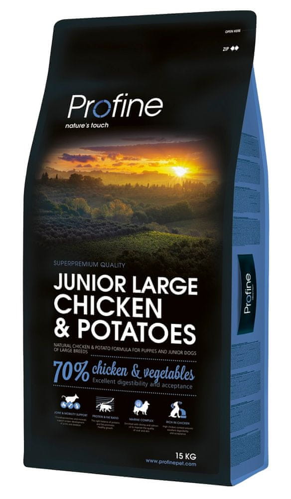 Levně Profine Junior Large Breed Chicken & Potatoes 15 kg